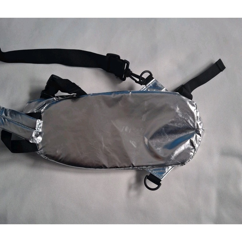 Paco Rabanne Metallic Silver Versatile Bag Pouch - Picture 4 of 6